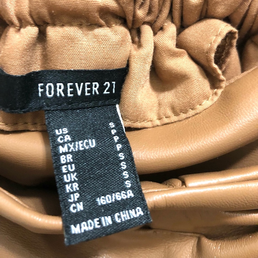 NWT Forever 21 Tan Pencil Skirt - Picture 2 of 4